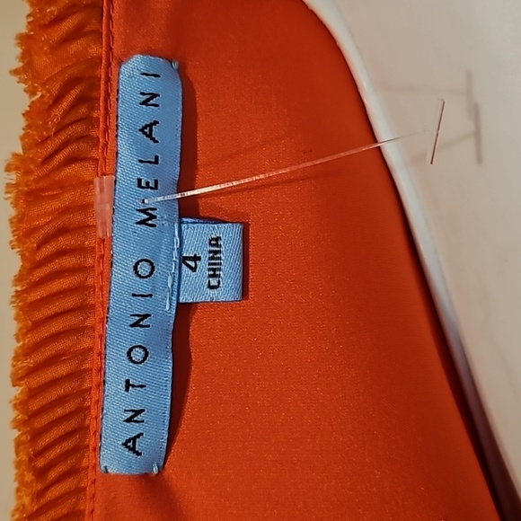 Antonio Melani Short Sleeve Wrap Silk Dress Size 4 - Picture 6 of 8